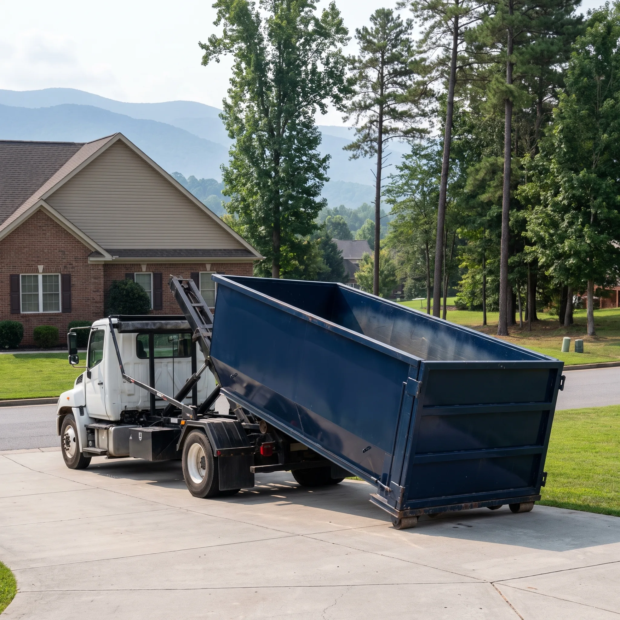 Roll-off dumpster delivery in Tennessee